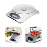 Balança De Cozinha Digital Vidro 10 Kilos Receitas E Dieta