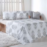 Jogo De Cama Solteiro 3 Pçs 150 Fios Super Macio 100% Algodão Paisley