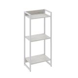 Estante Dynamica 45x30x104cm C/03 Prateleiras Snow / Est.branca Snow / Est.branca