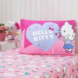 Jogo De Cama Solteiro 2 Pçs Hello Kitty 88x188x30 Flawless