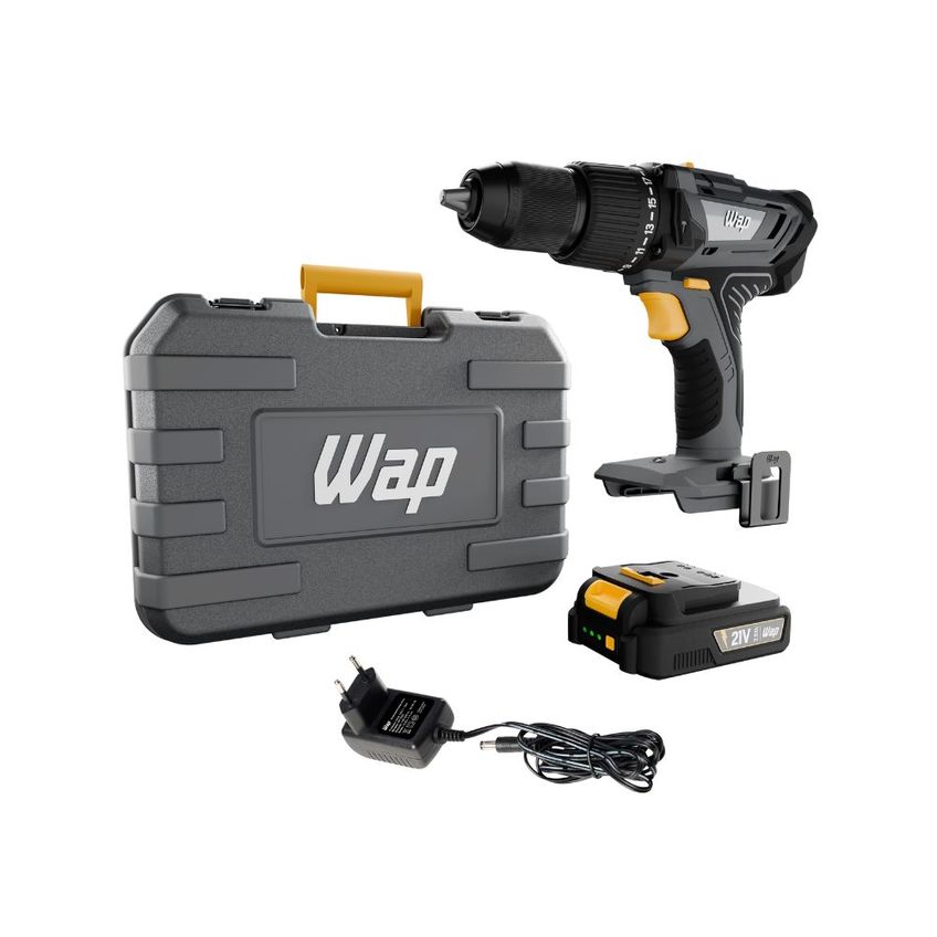 Parafusadeira E Furadeira 1/2" A Bateria 21v Wap K21 Id03 - imagem 4