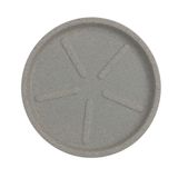 Prato De Vaso Redondo 36 X 3 Cm Cor 13 - Granito Pedra