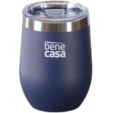 Copo Térmico Para Bebidas Com Tampa 360ml Azul