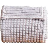 Manta Casal Alpen Efeito Back Print 100% Poliéster 240g/m 180x240cm Marrom Portabella