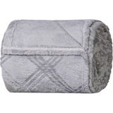 Manta King Brushed New Microfibra Flannel 100% Poliéster 230x260 Platina