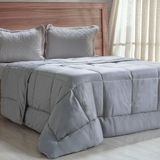 Edredom Prime King 3d Embossed 240x260cm Platina