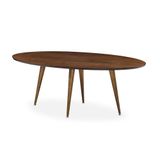 Mesa De Jantar 6 Lugares Moderna Herval Bali, Amêndoa, 190x110 Cm