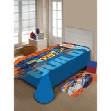 Coberto Raschel Plus Juvenil Hot Wheels 1,50m X 2,00m