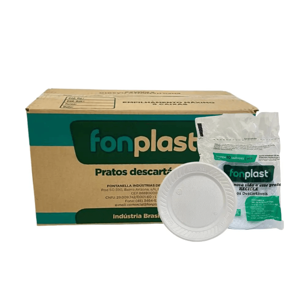 PRATO 18CM BR RASO FONPLAST 50X10