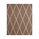 Tapete Para Sala Sisal Eco-nature Geo 70 Marrom 3,00x4,00m