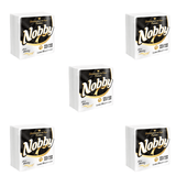 Kit 5 Pacotes De Guardanapo 21x22 Folha Dupla Nobby Pacote Com 50 Folhas