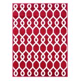 Tapete Para Sala Renaissance Dublin 10 Vermelho 1,00x1,50m