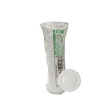 Tampa Para Potes De Isopor 200/300ml Ultratherm Com 50 Unidades
