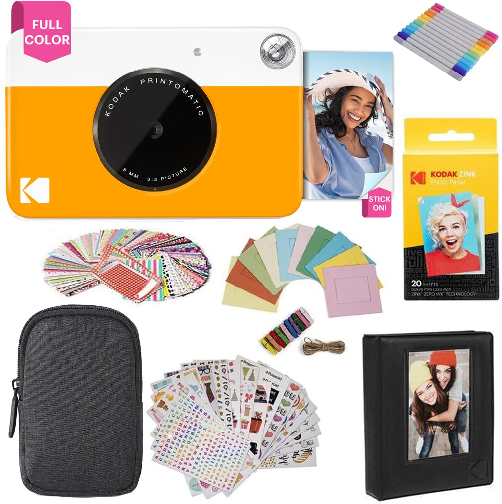 Câmera Digital Kodak Printomatic De 5 Mp Com Estojo E 20 Pacotes De Papel