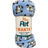 Manta Pet Microfibra 100% Poliéster 70x100cm Dog