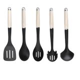 Kit Utensílios De Cozinha 5 Peças Luxo Creme Kitchenaid