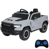 Carro Elétrico Infantil 12v Dodge Ram Cinza Bel