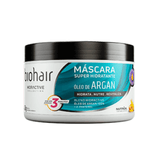 Máscara Super Hidratante Biohair Com Óleo De Argan 400g - Hidratação Profunda E Brilho Intenso Para Cabelos Secos E Danificados