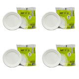 Kit Prato Refeição Raso 21cm Kerocopo 4 Pacotes Com 10 Unidades