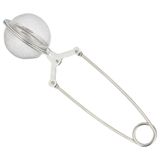 Difusor Chá Peneira Inox Com Cabo Reforçado Alça De 16 Cm - Cha Infusor Pegador De Bola De Chá - Panami