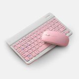 Kit Teclado + Mouse Rosa Sem Fio Slim Com Conexão Bluetooth