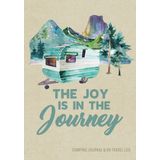 Diário De Acampamento E Diário De Viagem Para Trailers Blue Vintage Camper