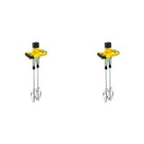 Misturador Eletrico Mel 1800 Duplo Com Motor Monofásico 60hz 1800w Menegotti Amarelo
