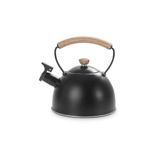 Chaleira Inox Com Apito De Indução Preto Roma Vintage 1,5l Brinox