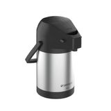 Garrafa Térmica Excellence 1,9l Inox/preto Alta Qualidade