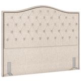 Cabeceira Cama Box Casal Queen 160cm Siena P02 Linho Cru - Mpozenato