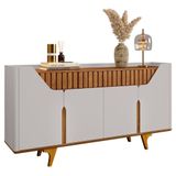 Buffet Aparador Sala De Estar 180cm Zayn Off-cinamomo B02 - Mpozenato