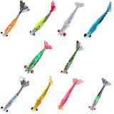 Kit 10 Un Iscas Piratas Fishing Turbo 7,5cm 8,5cm 9,5cm
