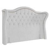 Cabeceira Cama Box Casal Queen 160cm Antibes P02 Boucle Branco - Mpozenato