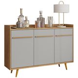 Buffet Aparador Sala De Estar 135cm Nick Cinamomo-off B02 - Mpozenato