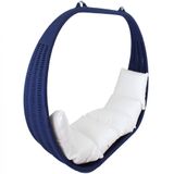 Big Balanço Suspenso Corda Náutica Tailândia Trama Original Azul Marinho