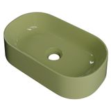 Cuba Pia De Apoio Para Banheiro Oval 43cm Hera C08 Verde - Mpozenato