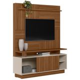 Estante Painel Para Tv 60 Pol 150cm Sena L06 Jatobá-off White - Mpozenato