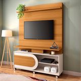 Estante Painel De Tv 55 Pol 136cm Órbis Cinamomo-off White - Hb Móveis