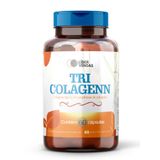 Tri Colagenn 500mg Com 60 Cáp Colágeno Tipo I, Ii E Peptídeos Bioativos Para Pele, Articulações E Juventude