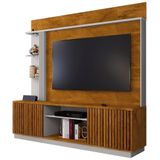 Estante Painel Para Tv 65 Pol 201cm Atlanta Naturalle-off - Bechara