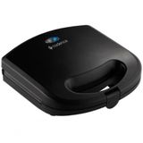 Sanduicheira Grill 750w Cadence Antiaderente Ellegance Black 220v