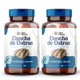 Concha De Ostras 500mg - 2 Potescálcio E Vitamina D3 Para Ossos Fortes E Saúde Completa!