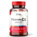 Vitamina D3 2000ui 500mg Com 60 Cápsulas | Imunidade, Energia E Ossos Fortes Todos Os Dias!
