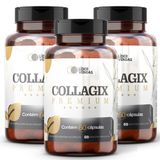 Collagix 500mg 60 Capsulas - 3 Potes Pele Jovem, Cabelos Fortes E Articulações Saudáveis!