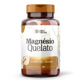 Magnésio Quelato 500mg 60 Capsulas Alta Absorção Para Saúde Óssea, Muscular E Mental!