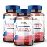 Articus 1g Com 60 Capsulas - 3 Potes O Poder Do Colágeno Para Suas Articulações!