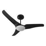 Ventilador De Teto Preto 110v 130w 106cm Aliseu Slim