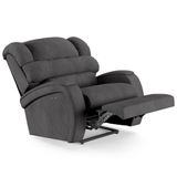 Poltrona Do Papai Reclinável Kalie Power Touch Massagem Fh9 Linho Grafite - Mpozenato