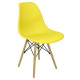 Cadeira Charles Eames Eiffel Wood Design Varias Cores