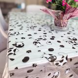 Toalha De Mesa Pvc Transparente 2,10x1,40 Impermeável Mod 13